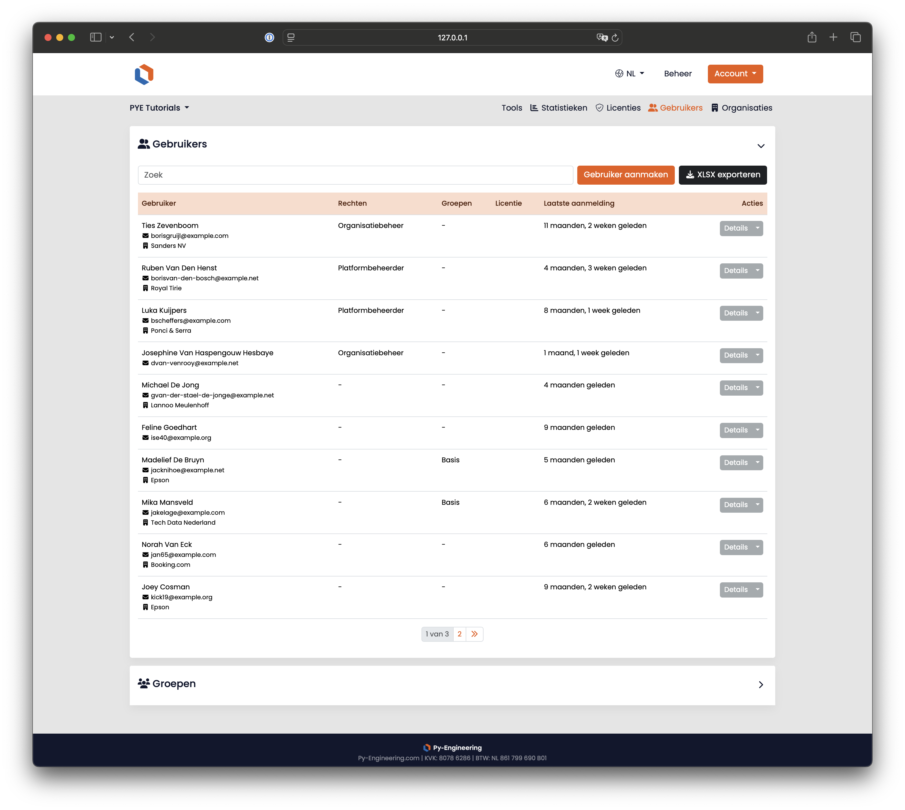 Control who is using it.